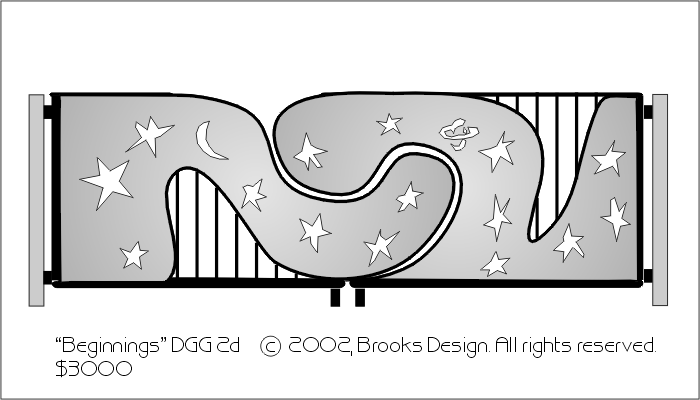 Decorative Gates #2d:'Beginnings' digital drawing