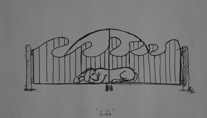 Decorative Gates #2h:'LIfe'