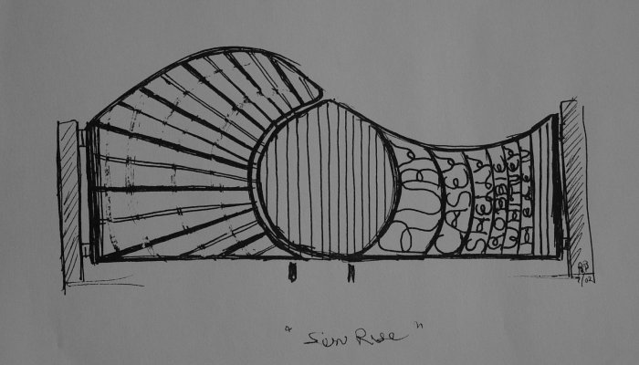 Decorative Gates #2i:'Sun Rise'